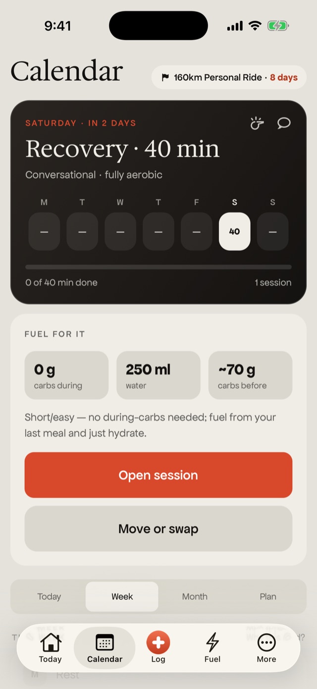 COOKED Calendar with a Fuel for it card